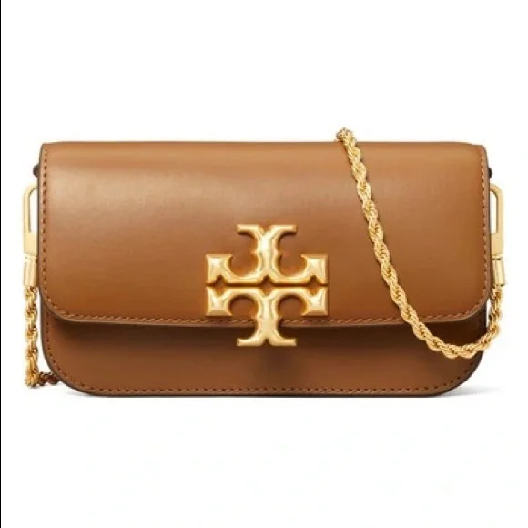 Tory Burch Eleanor phone crossbody in Moose NEW - Picture 3 of 13